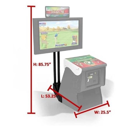 Monitor Stand For Golden Tee Pedestal