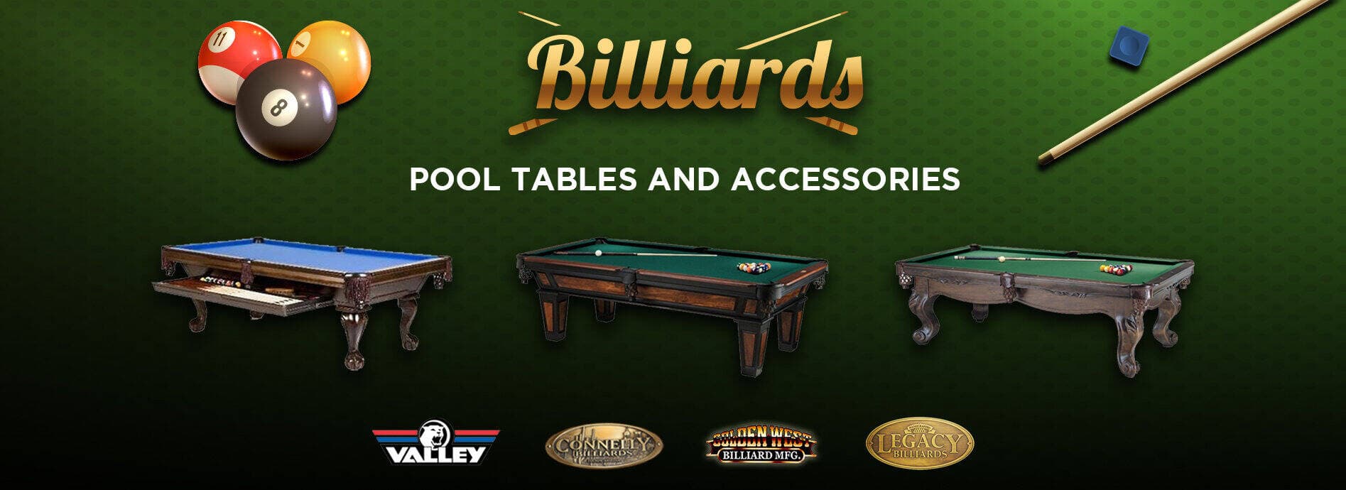 billiards and pool tables for sale in Denver at Game Exchange of Colorado