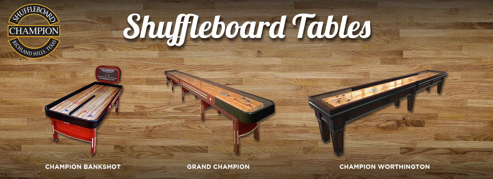 shuffleboard tables for your home or business by Game Exchange in Denver
