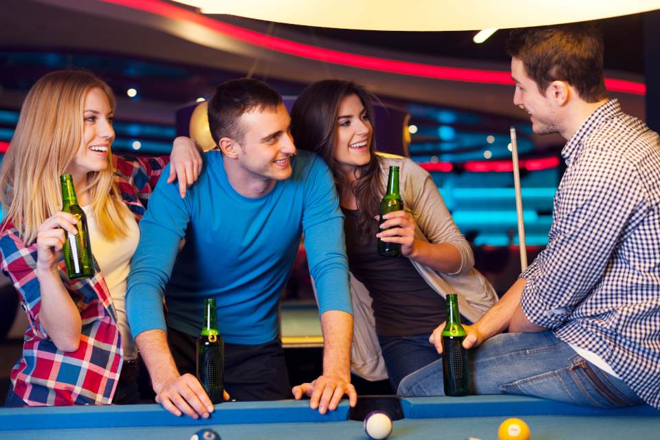 Avoid Placing Food or Drinks on the Pool Table
