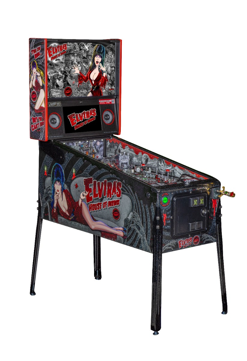 Elvira Blood Red Kiss Pinball Machine at Game Exchange of Colorado